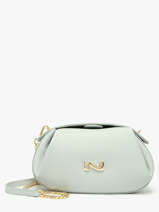 Cross Body Tas Nymphea Leder Nathan baume Blauw nymphea 2